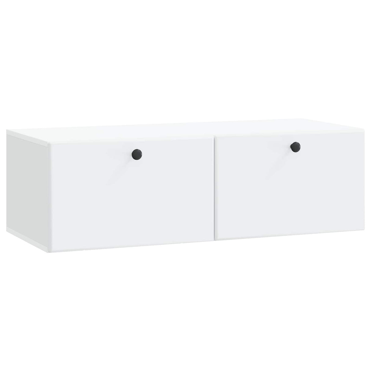 vidaXL Wandmontage TV-kast Zwart 59,5 x 41 x 30 cm Bewerkt hout