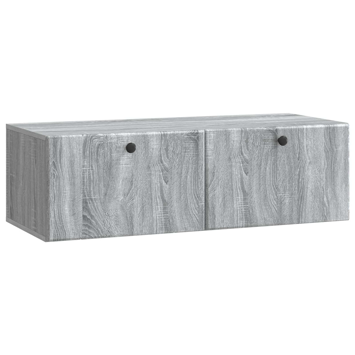 vidaXL Wandmontage TV-kast Zwart 59,5 x 41 x 30 cm Bewerkt hout