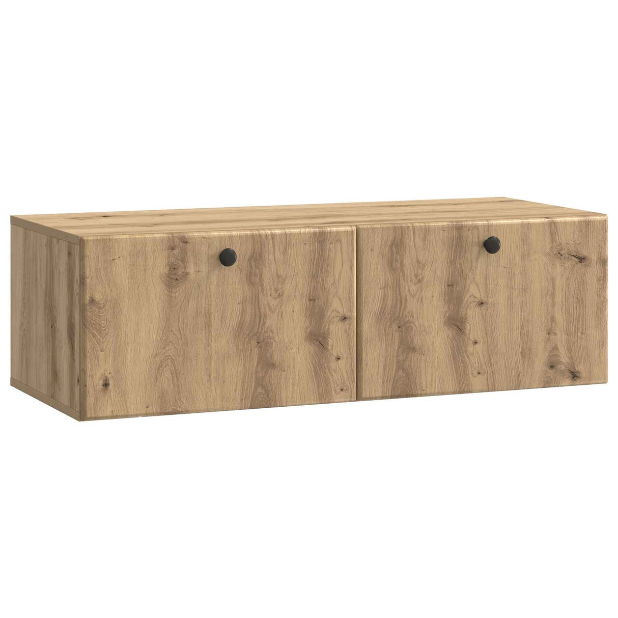 vidaXL Wandmontage TV-kast Zwart 59,5 x 41 x 30 cm Bewerkt hout
