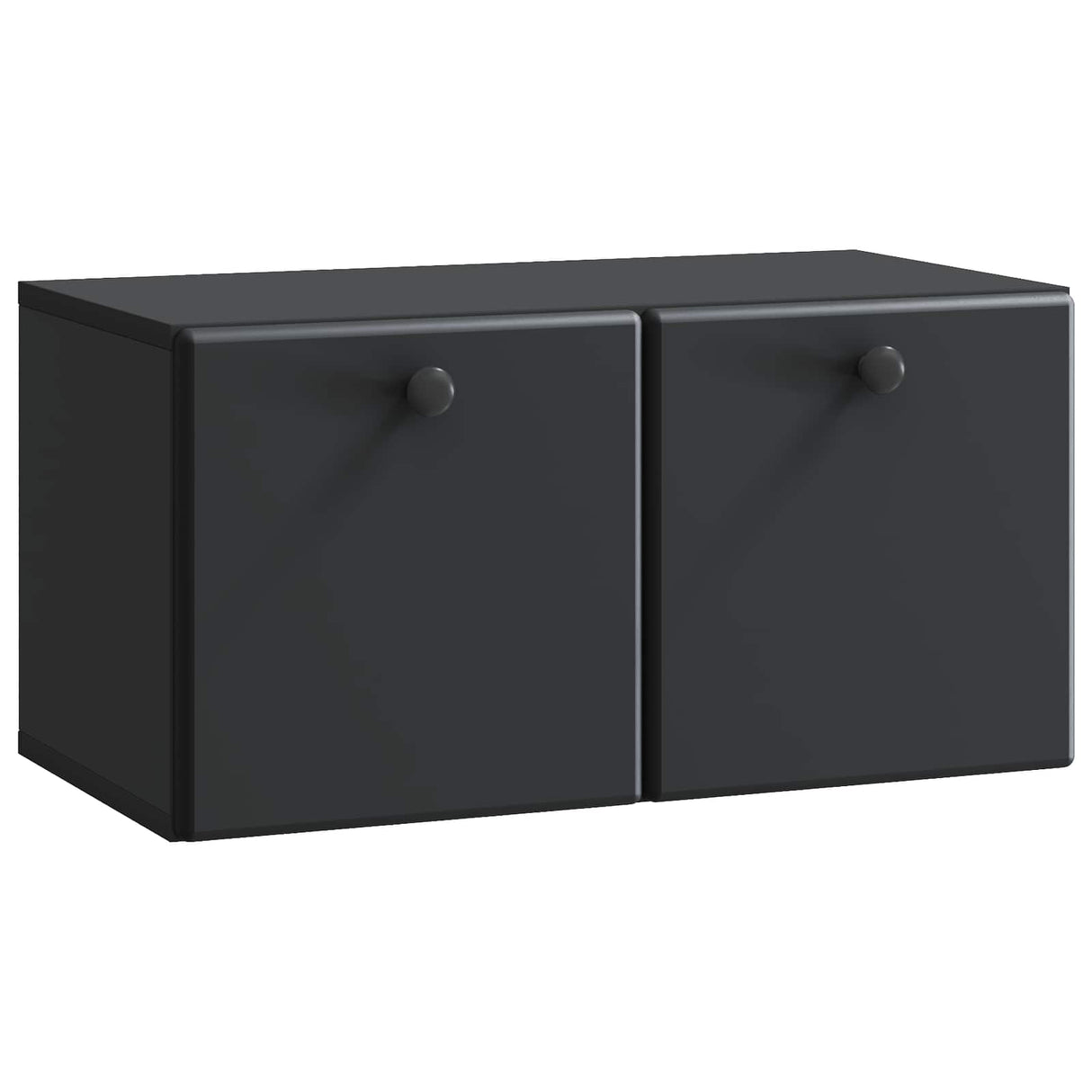 vidaXL Wandmontage TV-kast Zwart 59,5 x 41 x 30 cm Bewerkt hout
