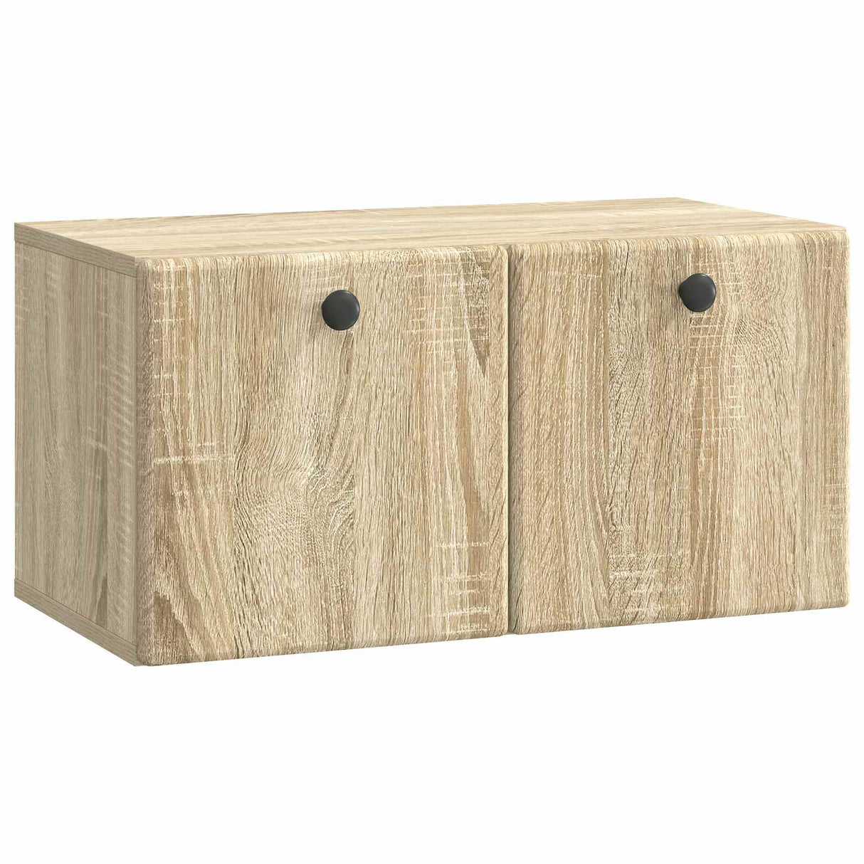 vidaXL Wandmontage TV-kast Zwart 59,5 x 41 x 30 cm Bewerkt hout