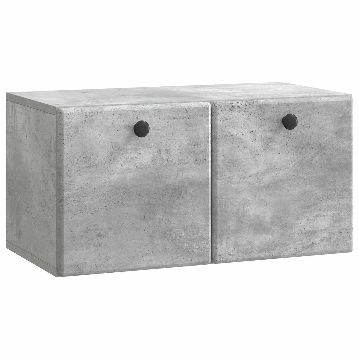 vidaXL Wandmontage TV-kast Zwart 59,5 x 41 x 30 cm Bewerkt hout