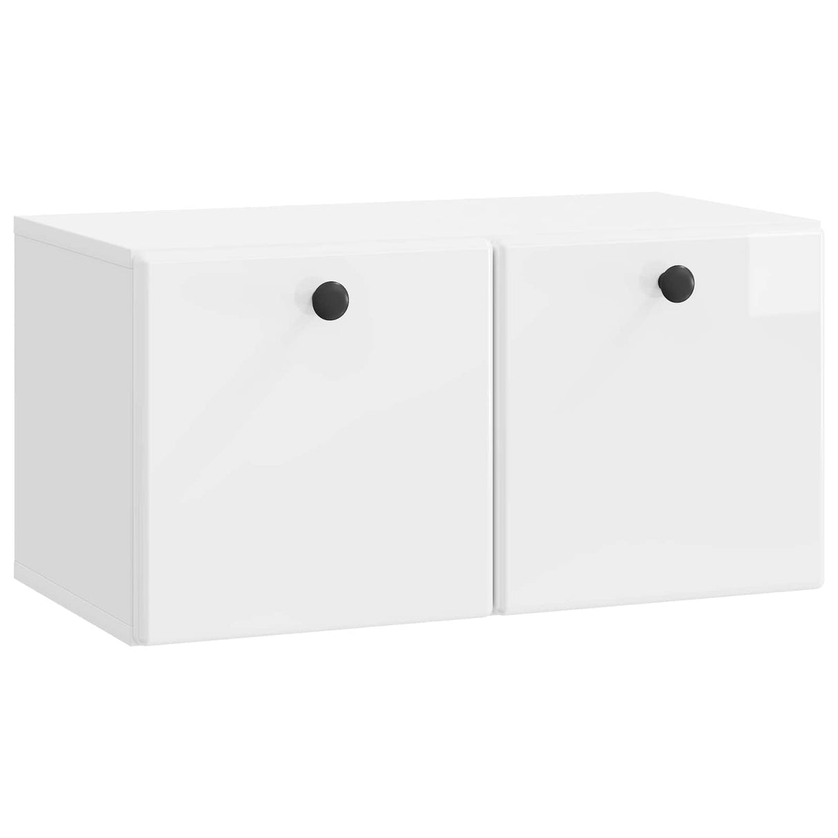 vidaXL Wandmontage TV-kast Zwart 59,5 x 41 x 30 cm Bewerkt hout