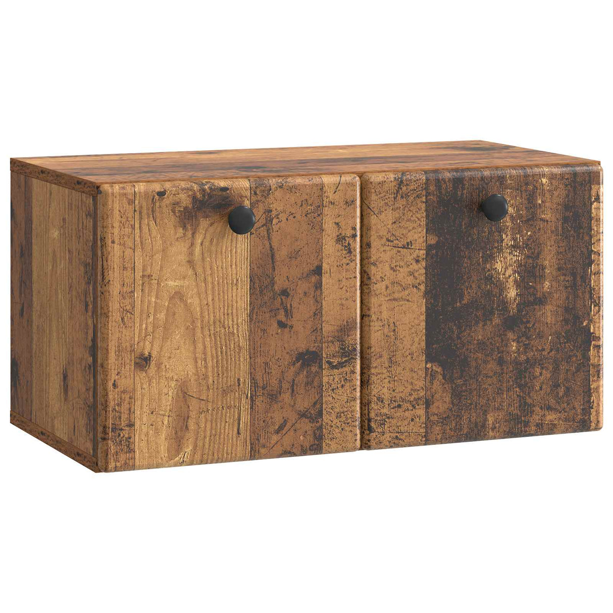 vidaXL Wandmontage TV-kast Zwart 59,5 x 41 x 30 cm Bewerkt hout