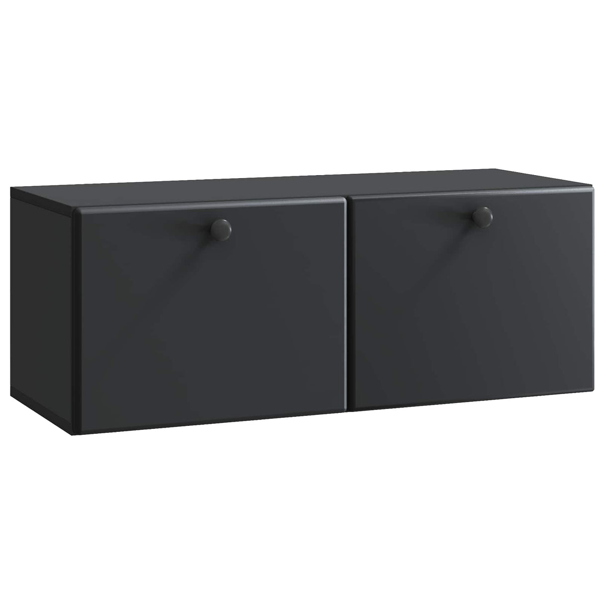 vidaXL Wandmontage TV-kast Zwart 59,5 x 41 x 30 cm Bewerkt hout