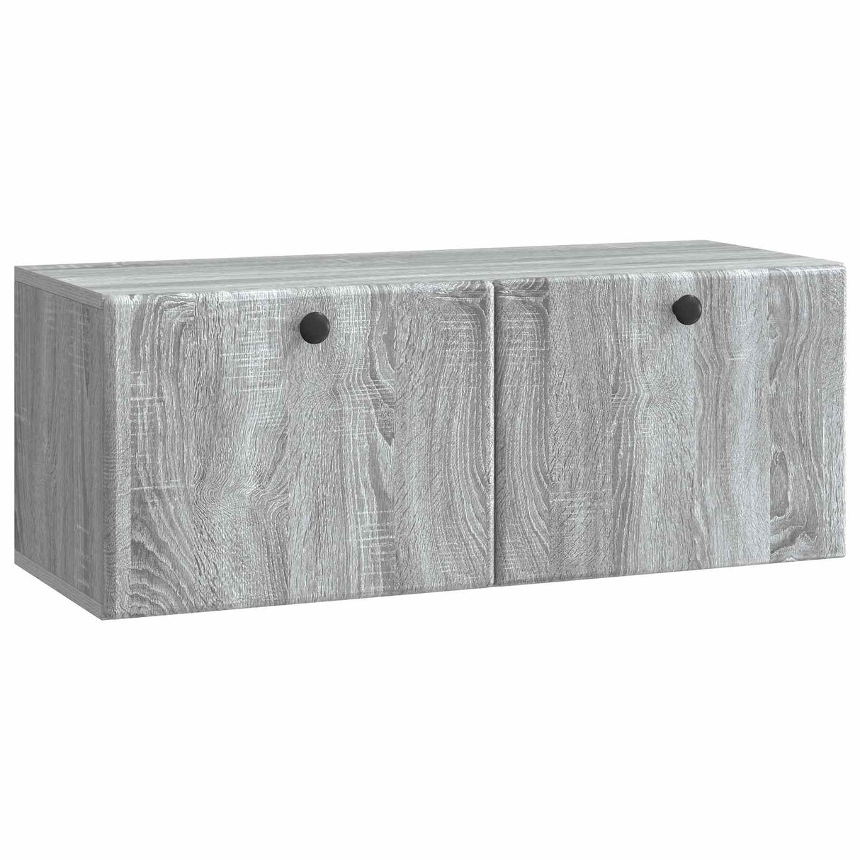 vidaXL Wandmontage TV-kast Zwart 59,5 x 41 x 30 cm Bewerkt hout