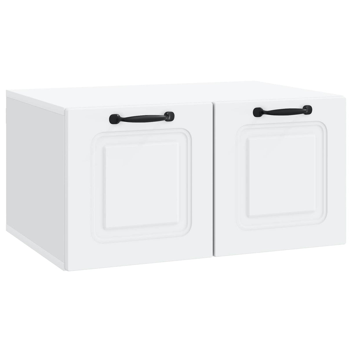 vidaXL Wandmontage TV-kast Zwart 59,5 x 41 x 30 cm Bewerkt hout