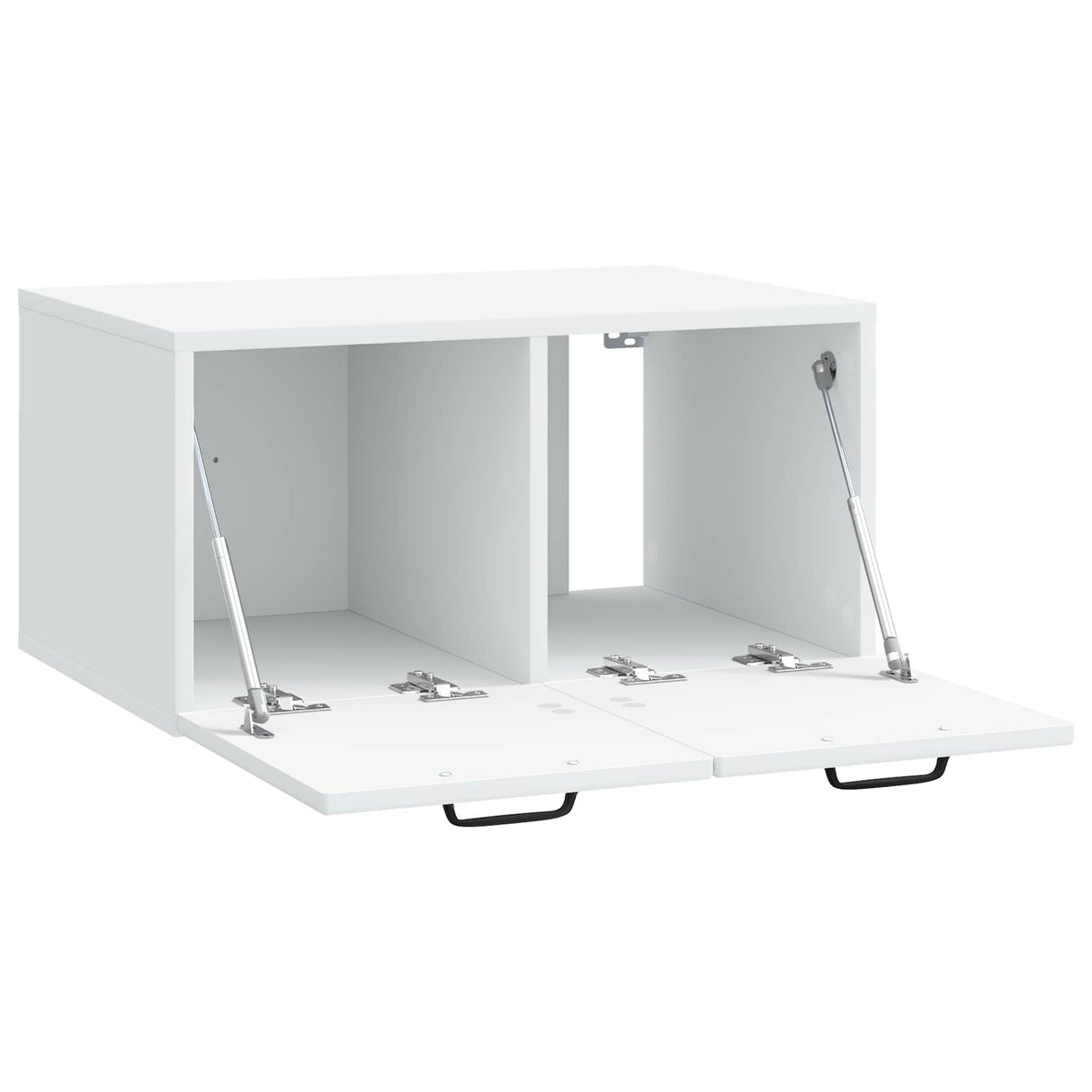 vidaXL Wandmontage TV-kast Zwart 59,5 x 41 x 30 cm Bewerkt hout