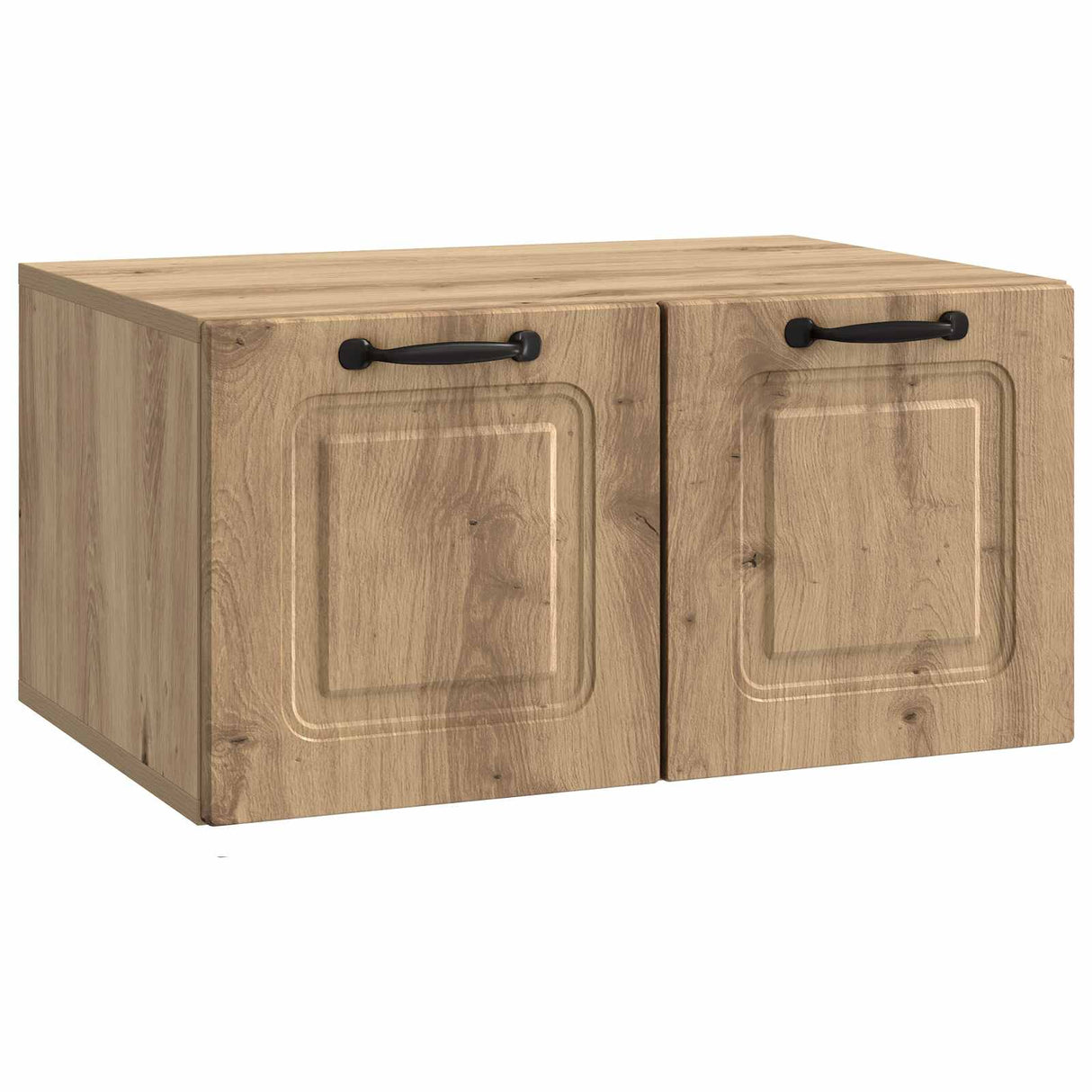 vidaXL Wandmontage TV-kast Zwart 59,5 x 41 x 30 cm Bewerkt hout