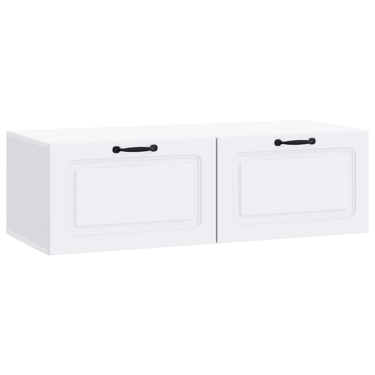 vidaXL Wandmontage TV-kast Zwart 59,5 x 41 x 30 cm Bewerkt hout