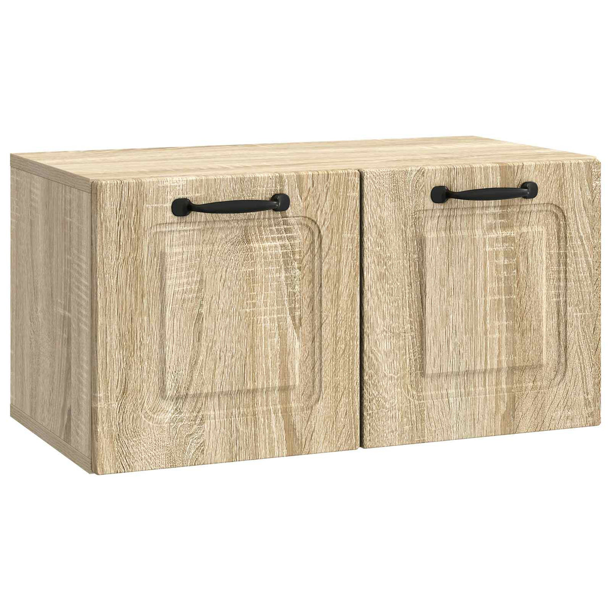 vidaXL Wandmontage TV-kast Zwart 59,5 x 41 x 30 cm Bewerkt hout