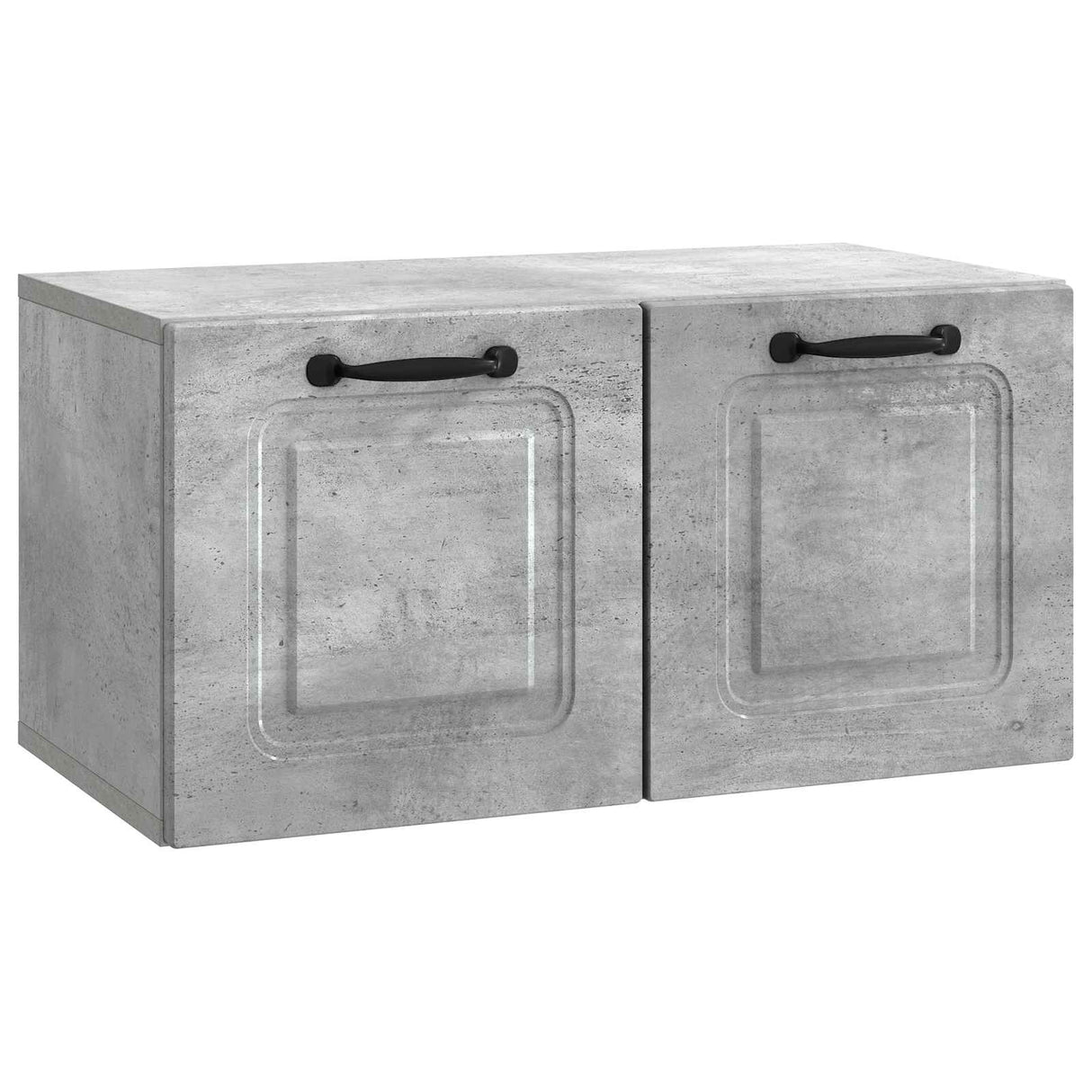 vidaXL Wandmontage TV-kast Zwart 59,5 x 41 x 30 cm Bewerkt hout