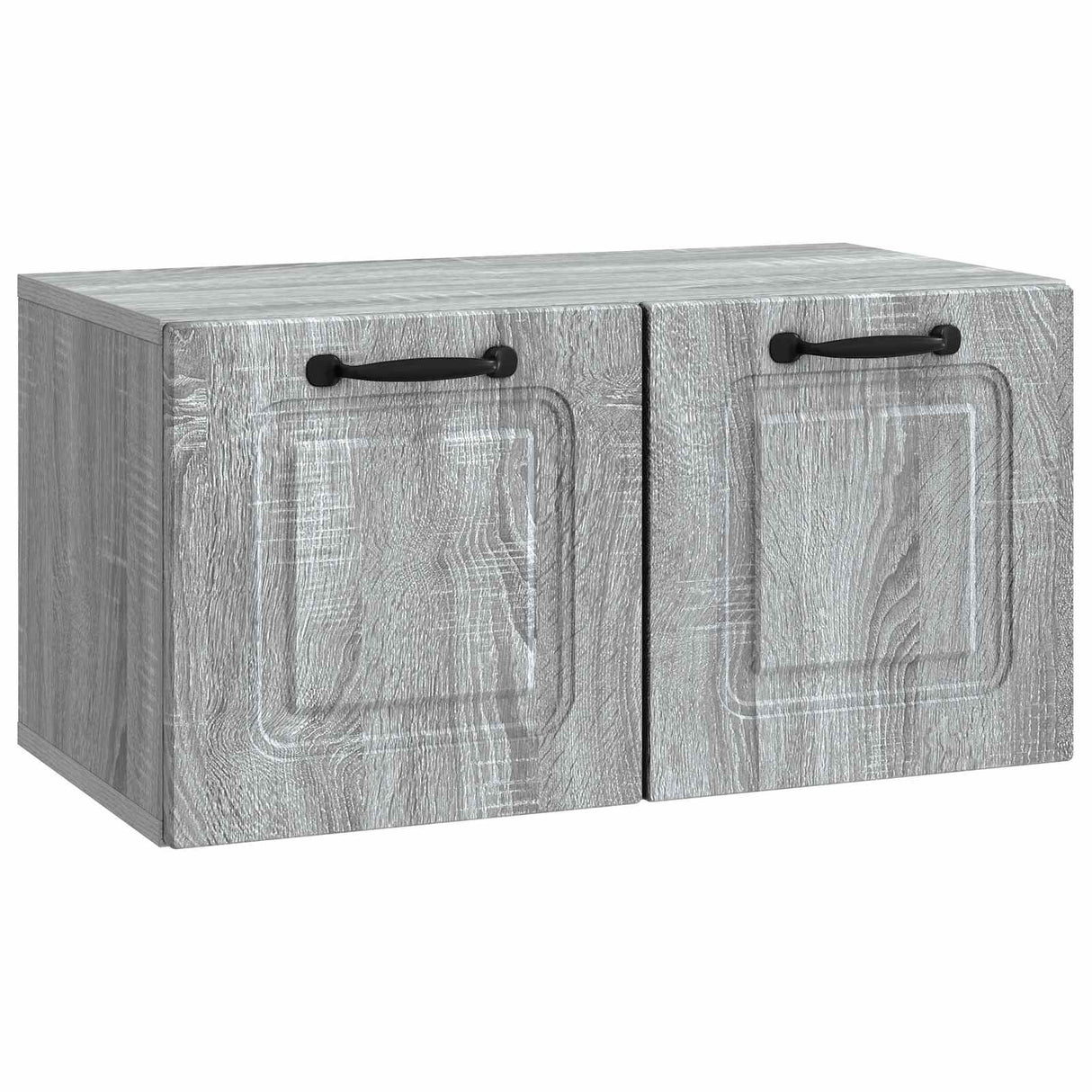 vidaXL Wandmontage TV-kast Zwart 59,5 x 41 x 30 cm Bewerkt hout