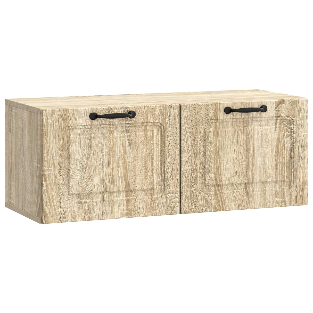 vidaXL Wandmontage TV-kast Zwart 59,5 x 41 x 30 cm Bewerkt hout
