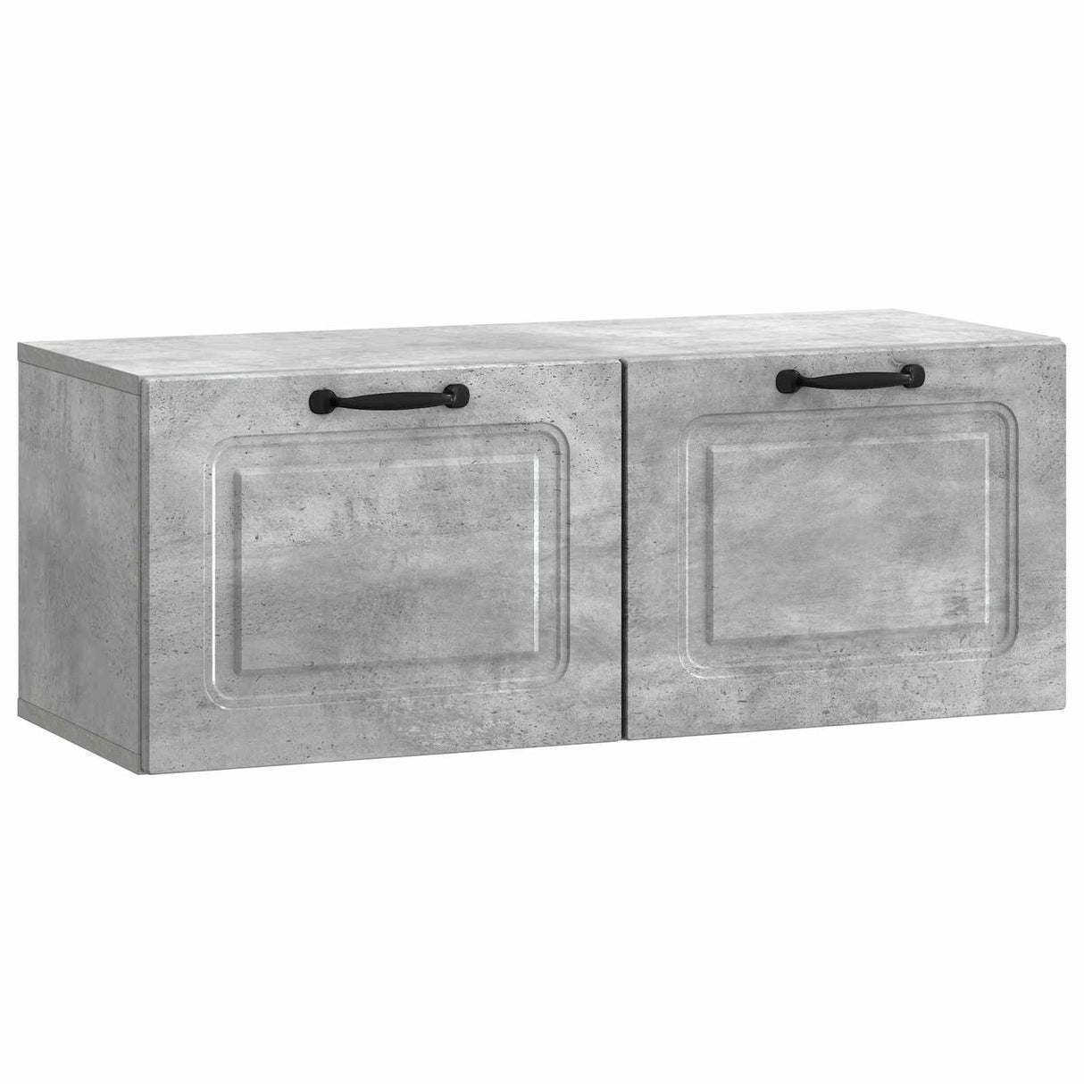 vidaXL Wandmontage TV-kast Zwart 59,5 x 41 x 30 cm Bewerkt hout