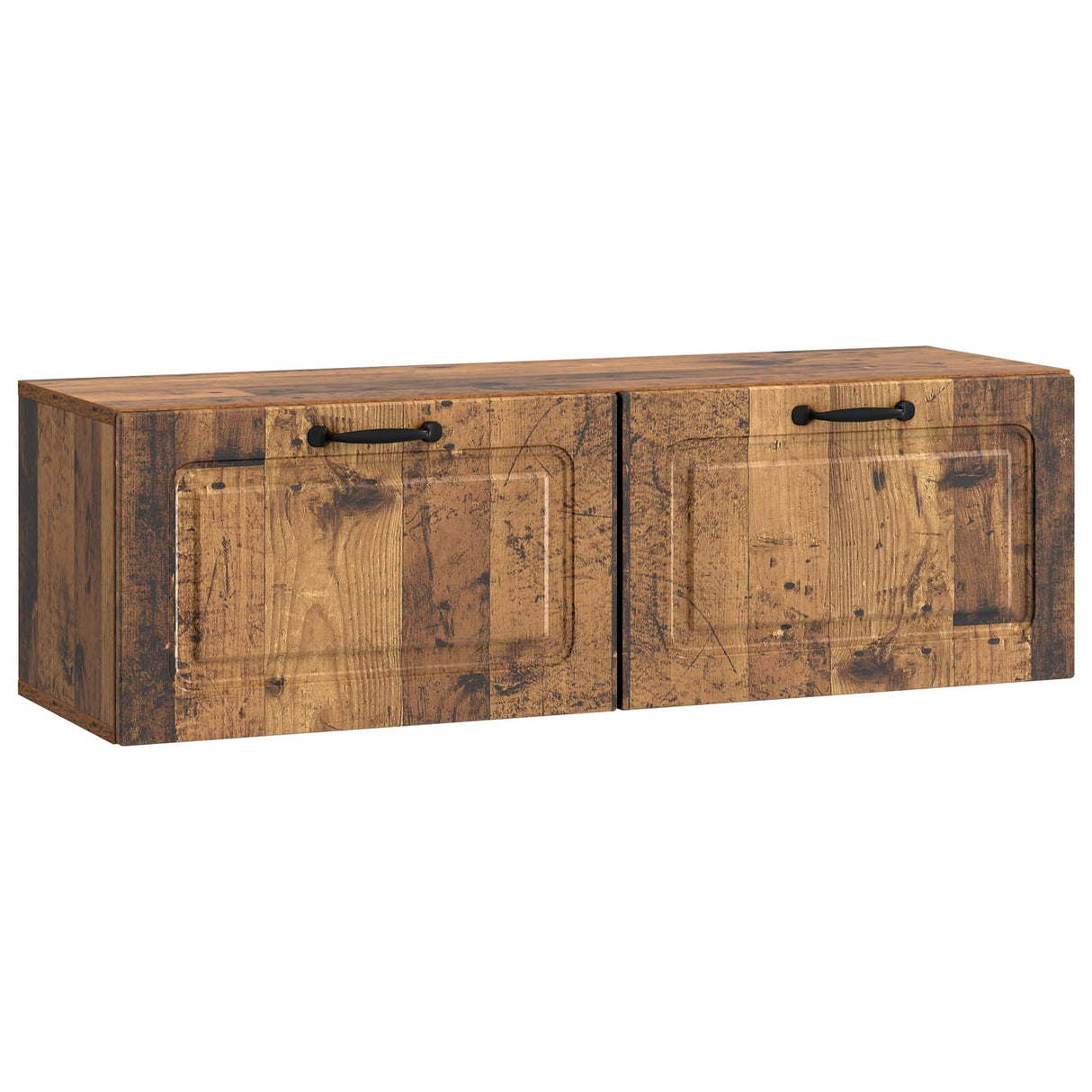 vidaXL Wandmontage TV-kast Zwart 59,5 x 41 x 30 cm Bewerkt hout