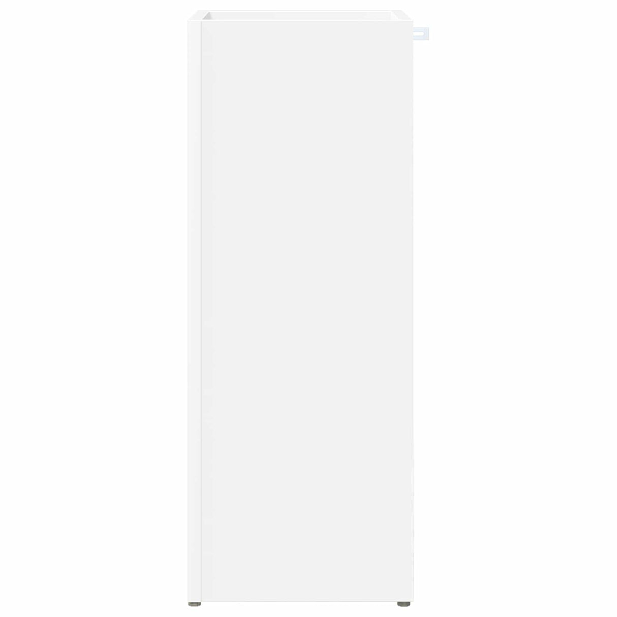 vidaXL Opslaghaak & Rek Zwart Eiken 25 x 24,5 x 64 cm Bewerkt hout