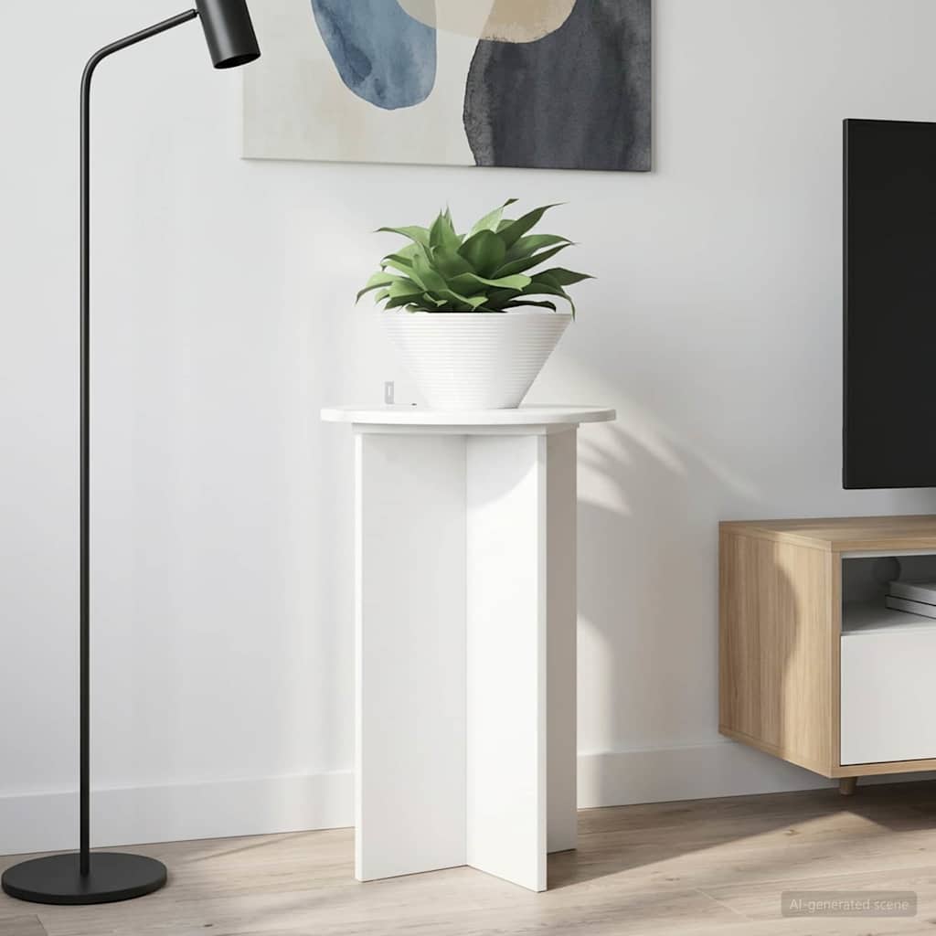 vidaXL Plantenstand 2 pcs Zwart 40 x 40 x 80 cm Bewerkt hout
