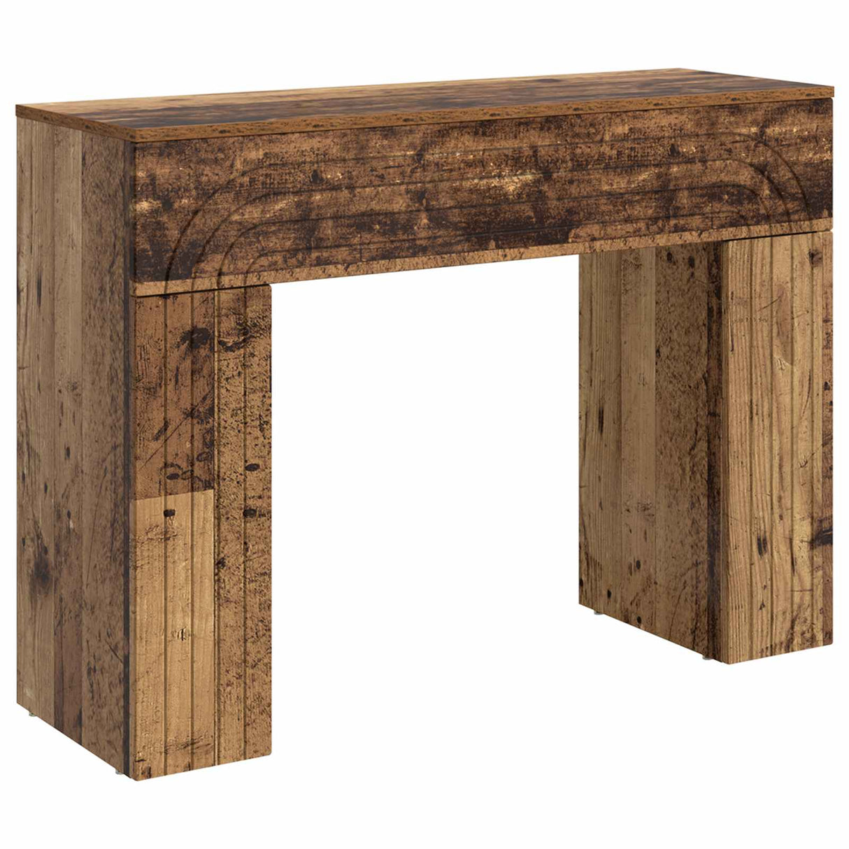 vidaXL Salontafel Wit 102 x 35 x 75 cm Bewerkt hout