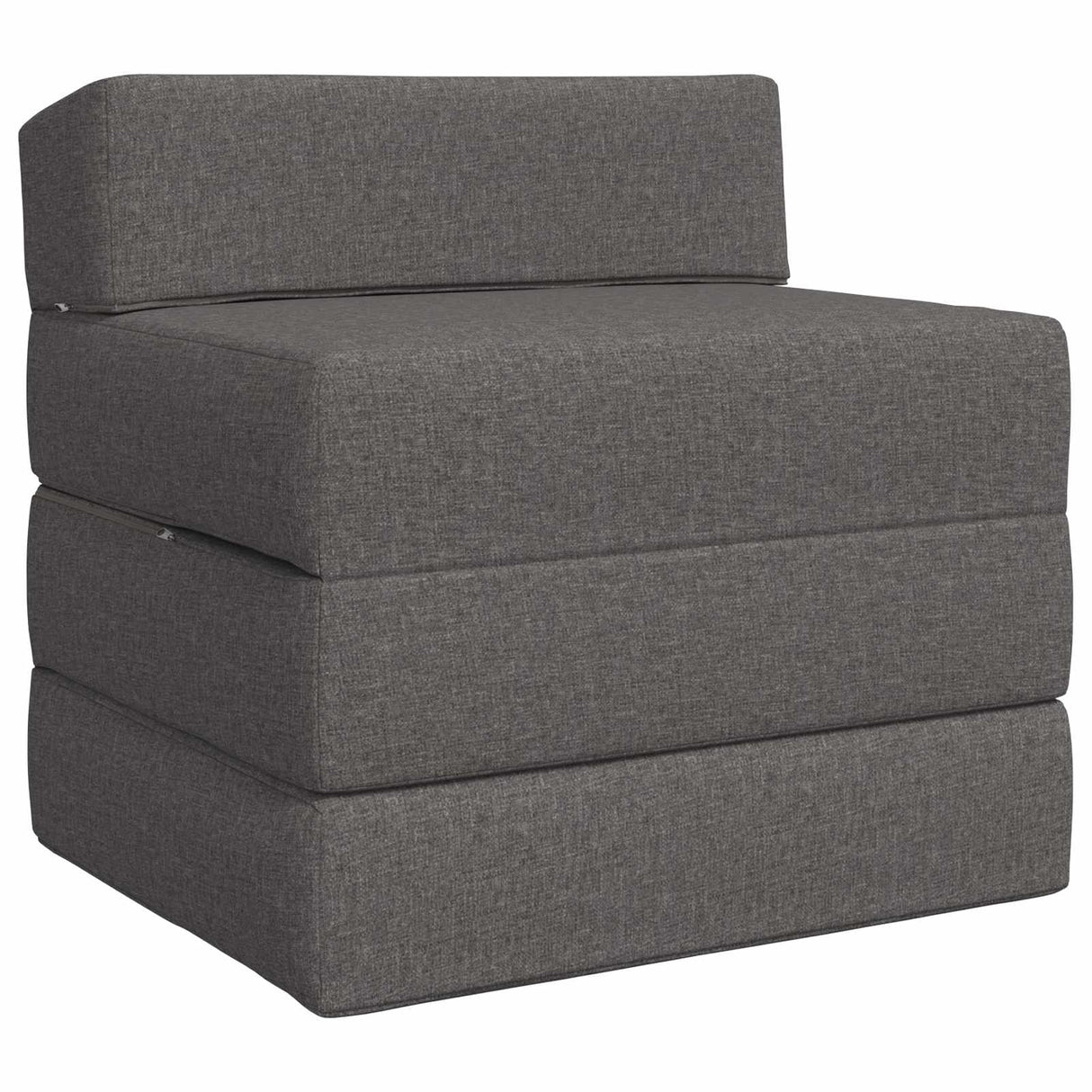 vidaXL Vouwbare Sofa Bed Lichtgrijs 70 x 60 x 63 cm Stof