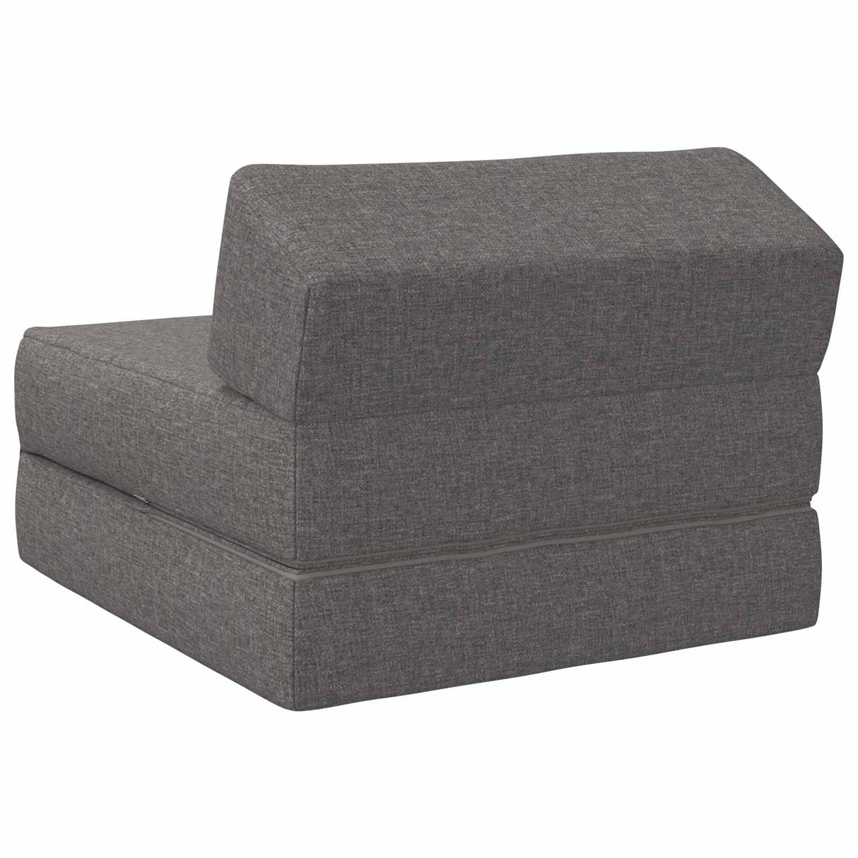 vidaXL Foldable Sofa Bed Light Grey 60 x 70 x 41 cm Fabric