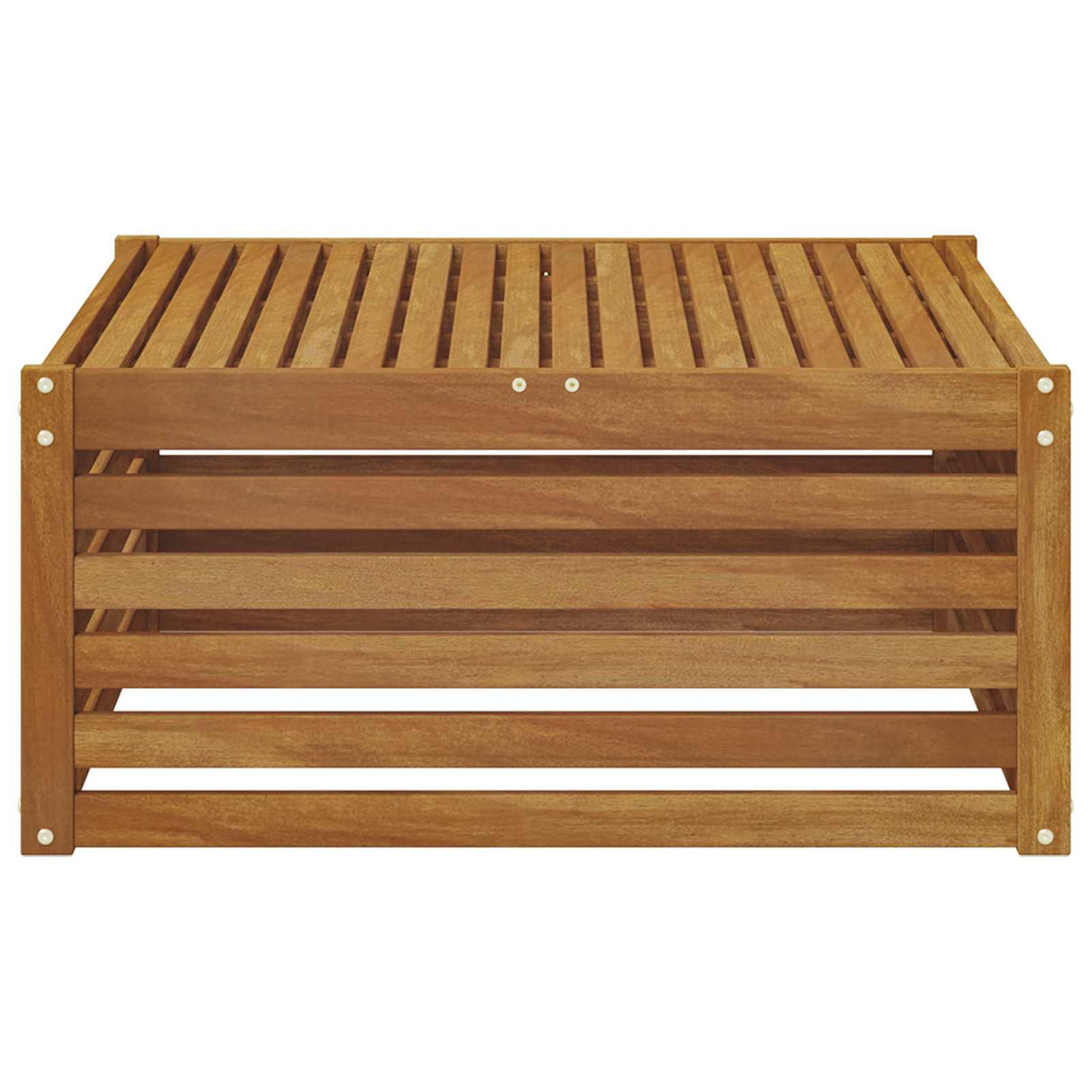 vidaXL Outdoor Footstool Solid Acacia Wood Natural
