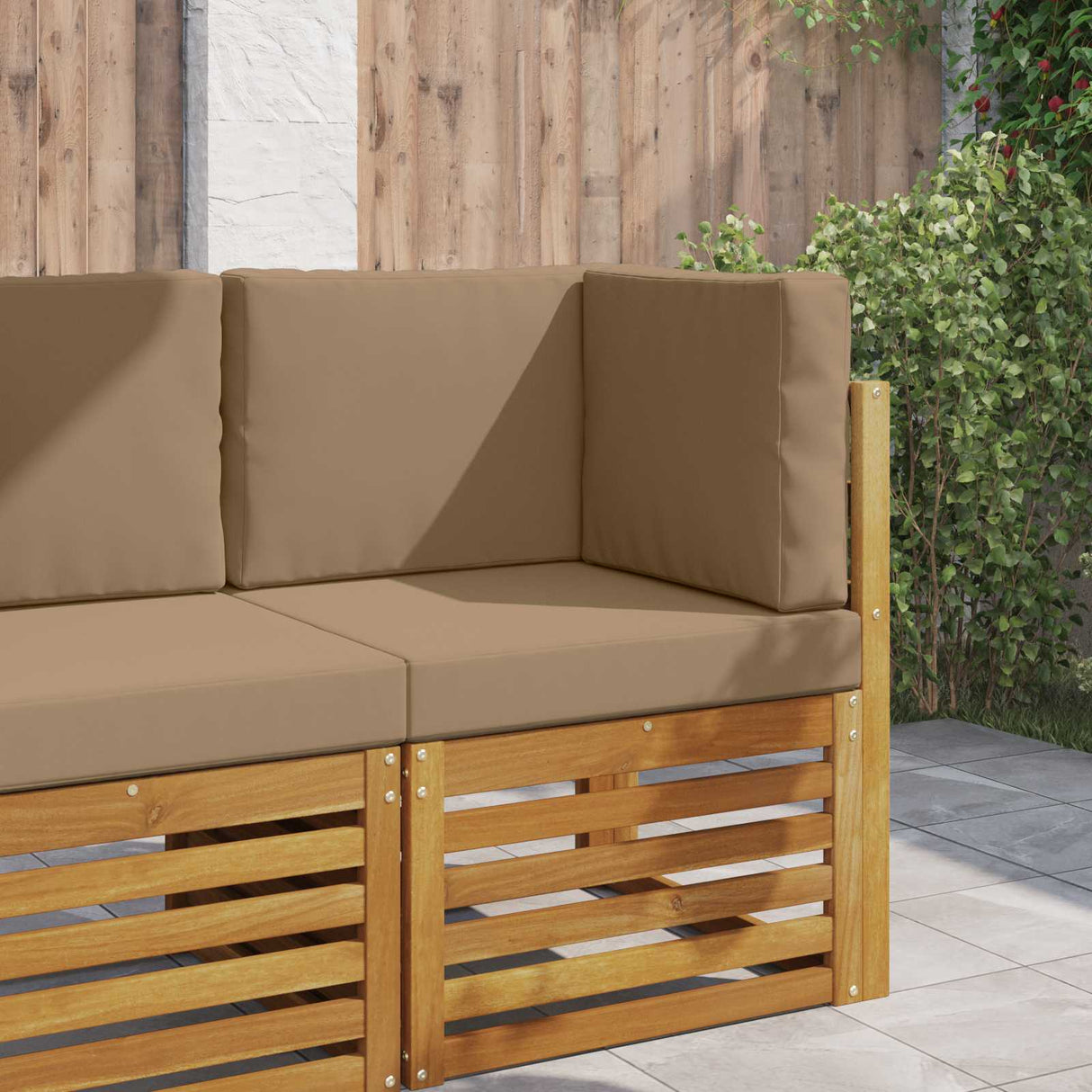vidaXL Buitenbankkussen Antraciet 60 x 60 x 8 cm Polyester