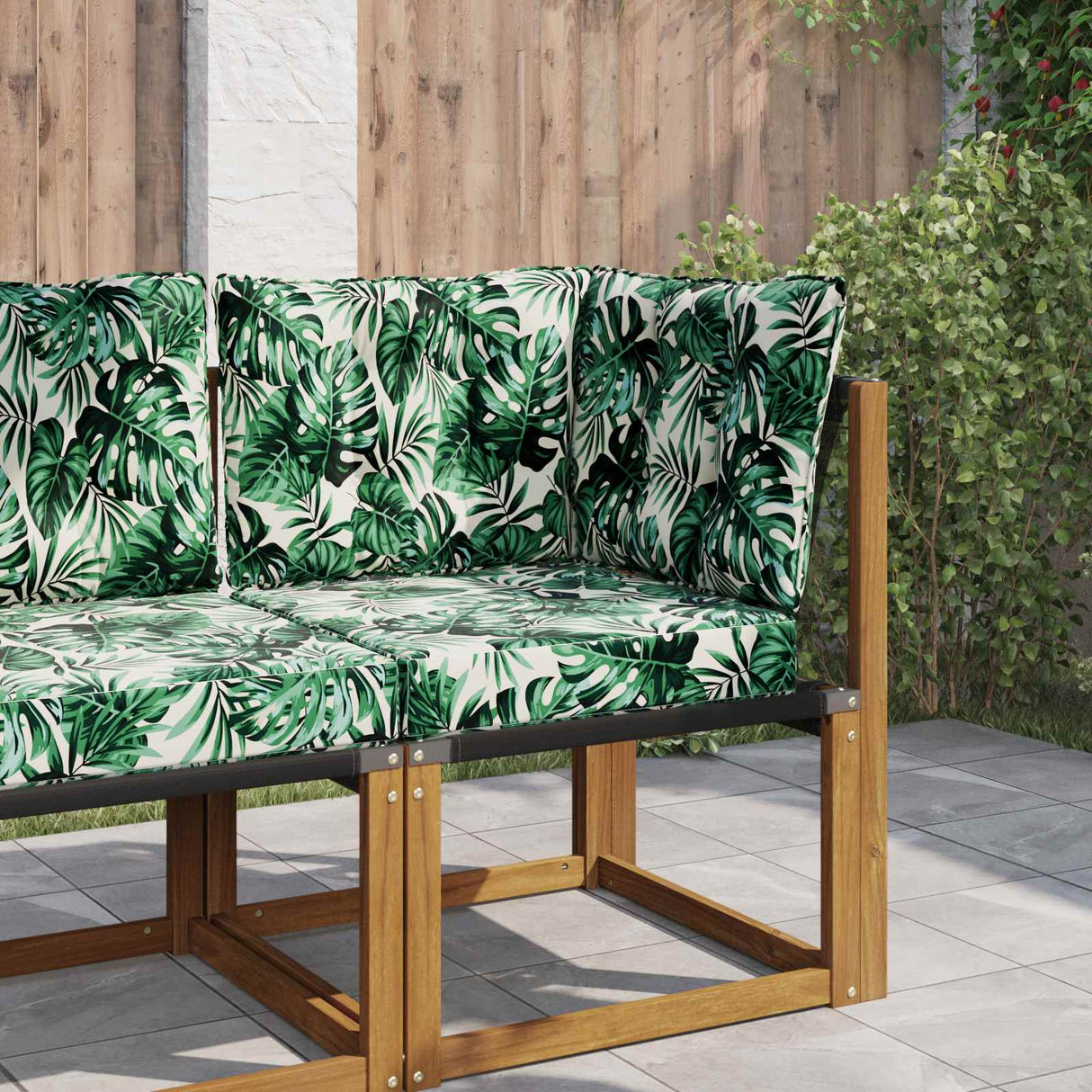 vidaXL Buitenbankkussen Antraciet 60 x 60 x 8 cm Polyester