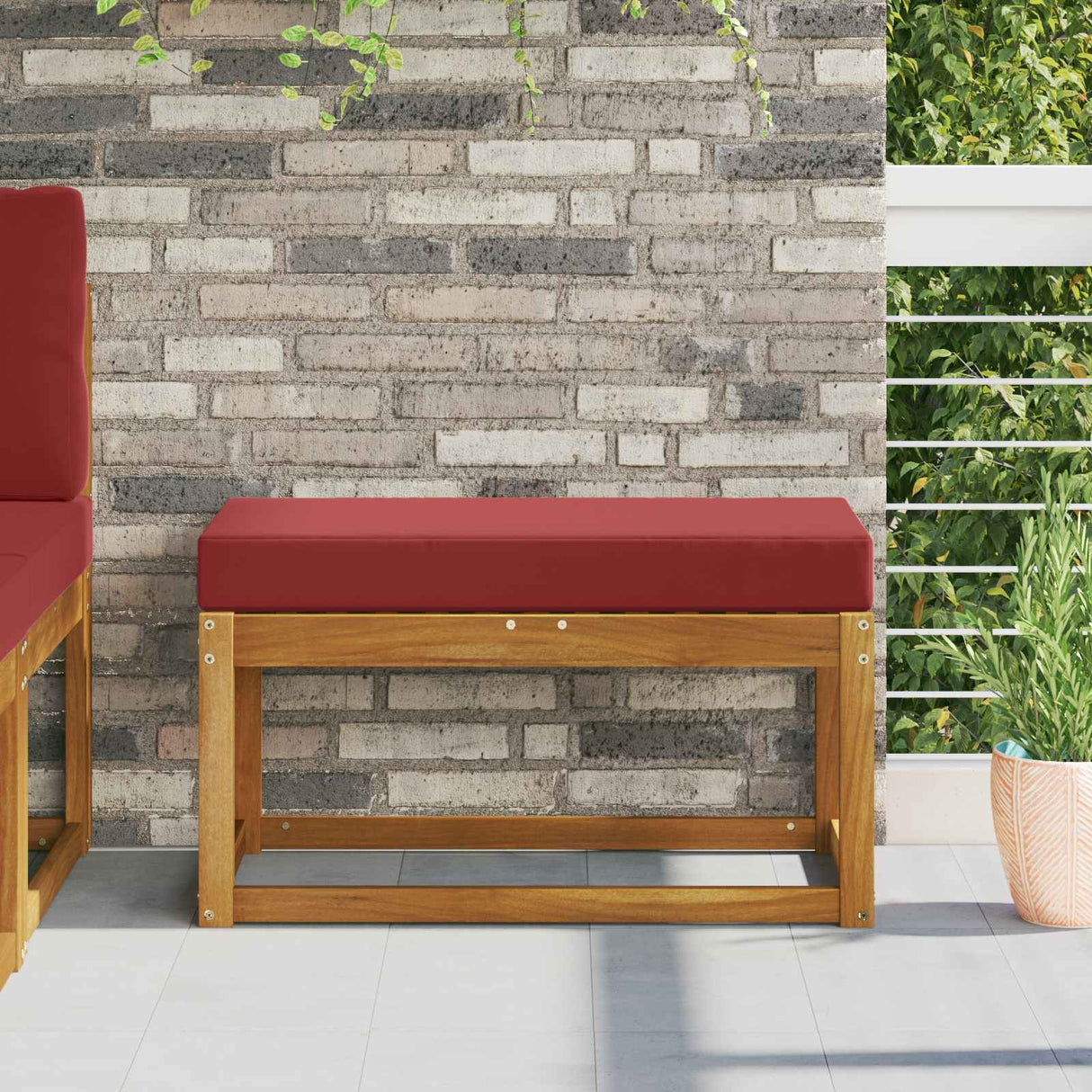 vidaXL Buitenstoel Kussen Antraciet 40 x 40 x 8 cm 100% Polyester