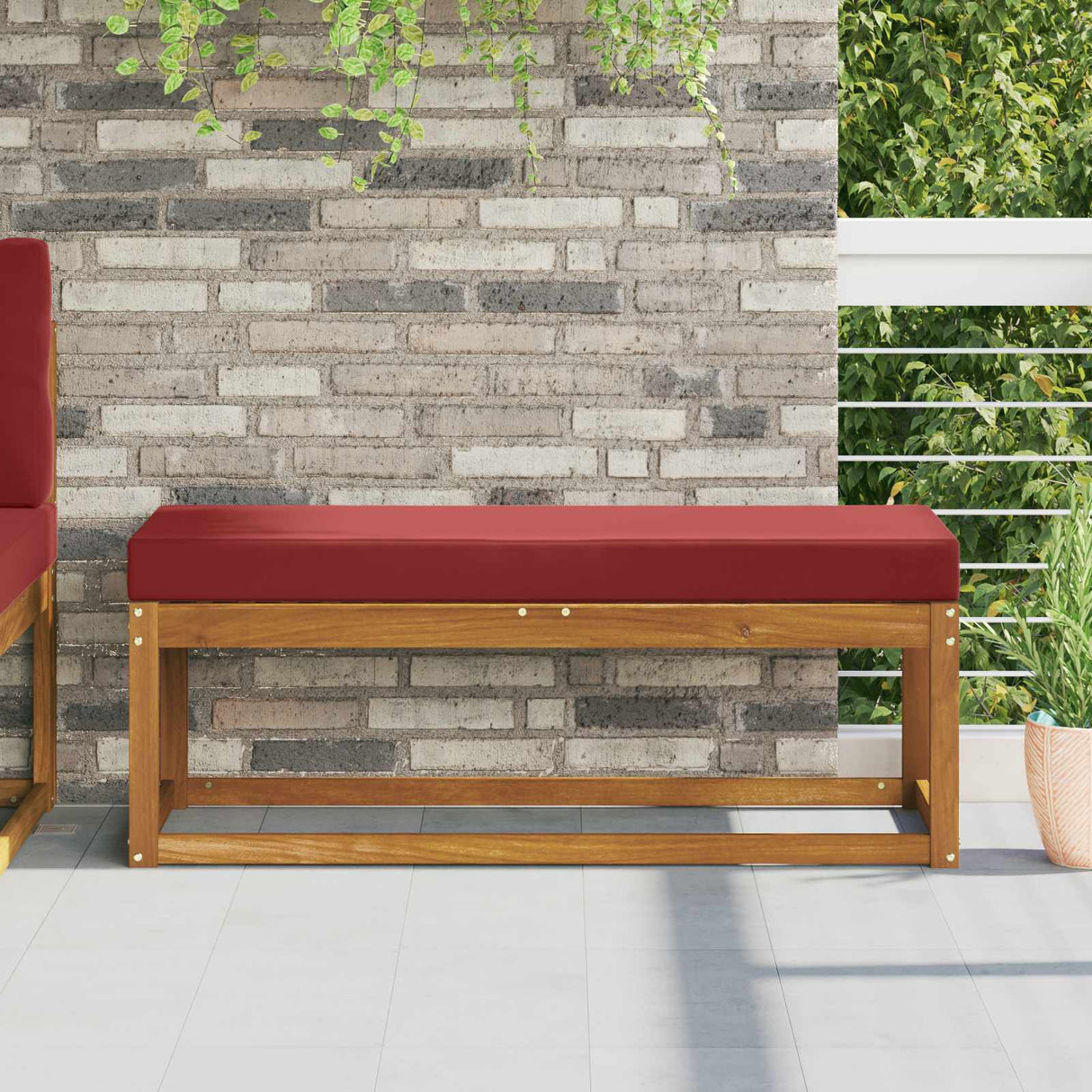 vidaXL Buitenstoel Kussen Antraciet 40 x 40 x 8 cm 100% Polyester