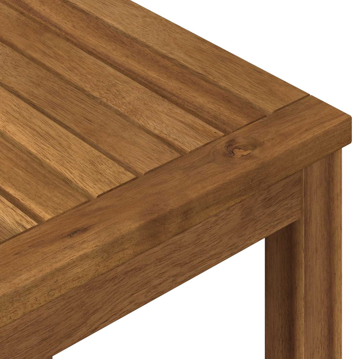 vidaXL Salontafel Naturel 40 x 40,5 x 36 cm Massief Acacia Hout
