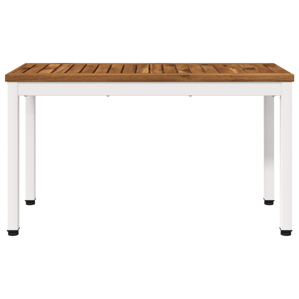 vidaXL Tuinbank 80,5 x 35 x 45 cm Massief Acacia Hout Naturel en Zwart