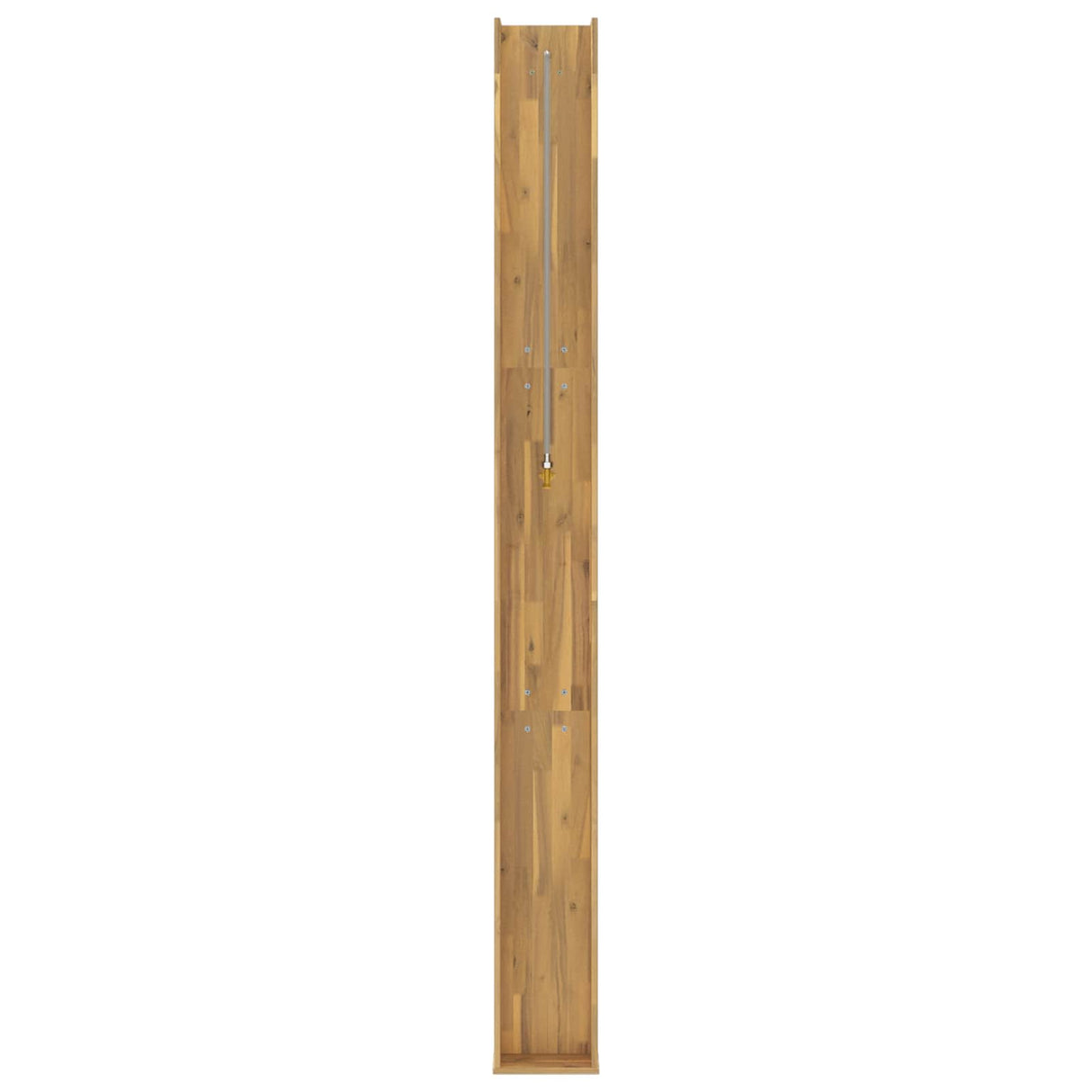 vidaXL Buitendouche 226 cm Massief acaciahout en roestvrij staal