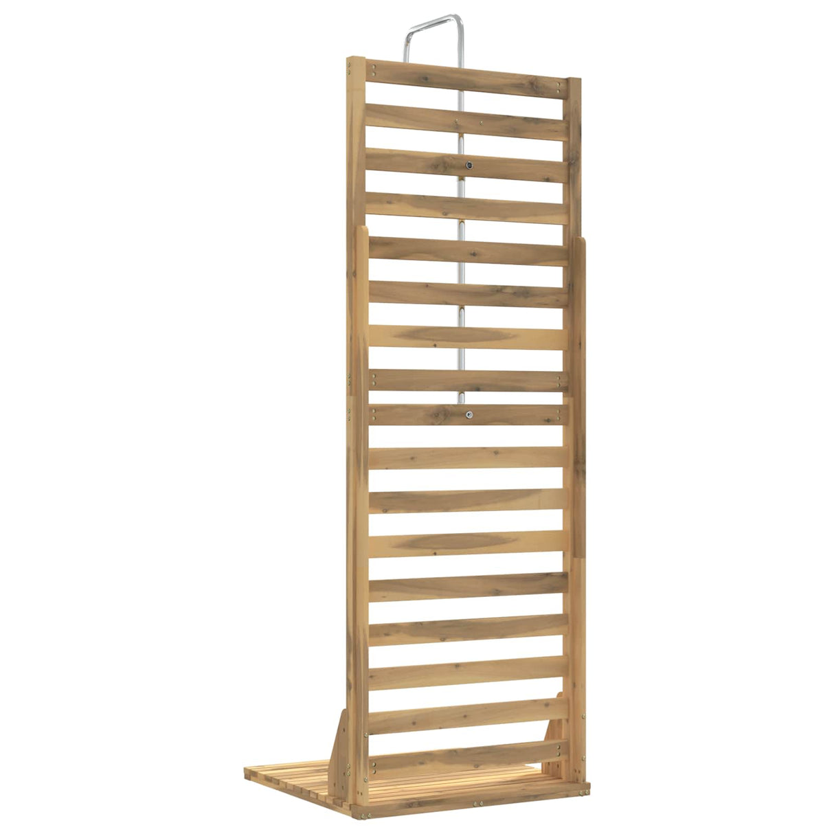 vidaXL Outdoor Shower 205.5 cm Solid Acacia Wood and Stainless Steel