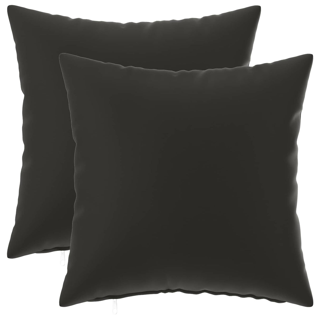 vidaXL Cushion Cover 2 pcs HEERLEN Anthracite 30 x 30 cm Polyester