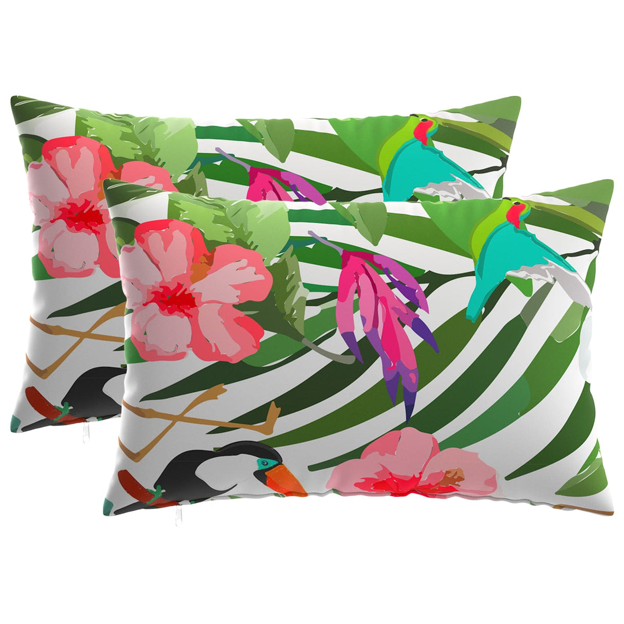 vidaXL Cushion Cover 2 pcs HEERLEN Anthracite 30 x 30 cm Polyester