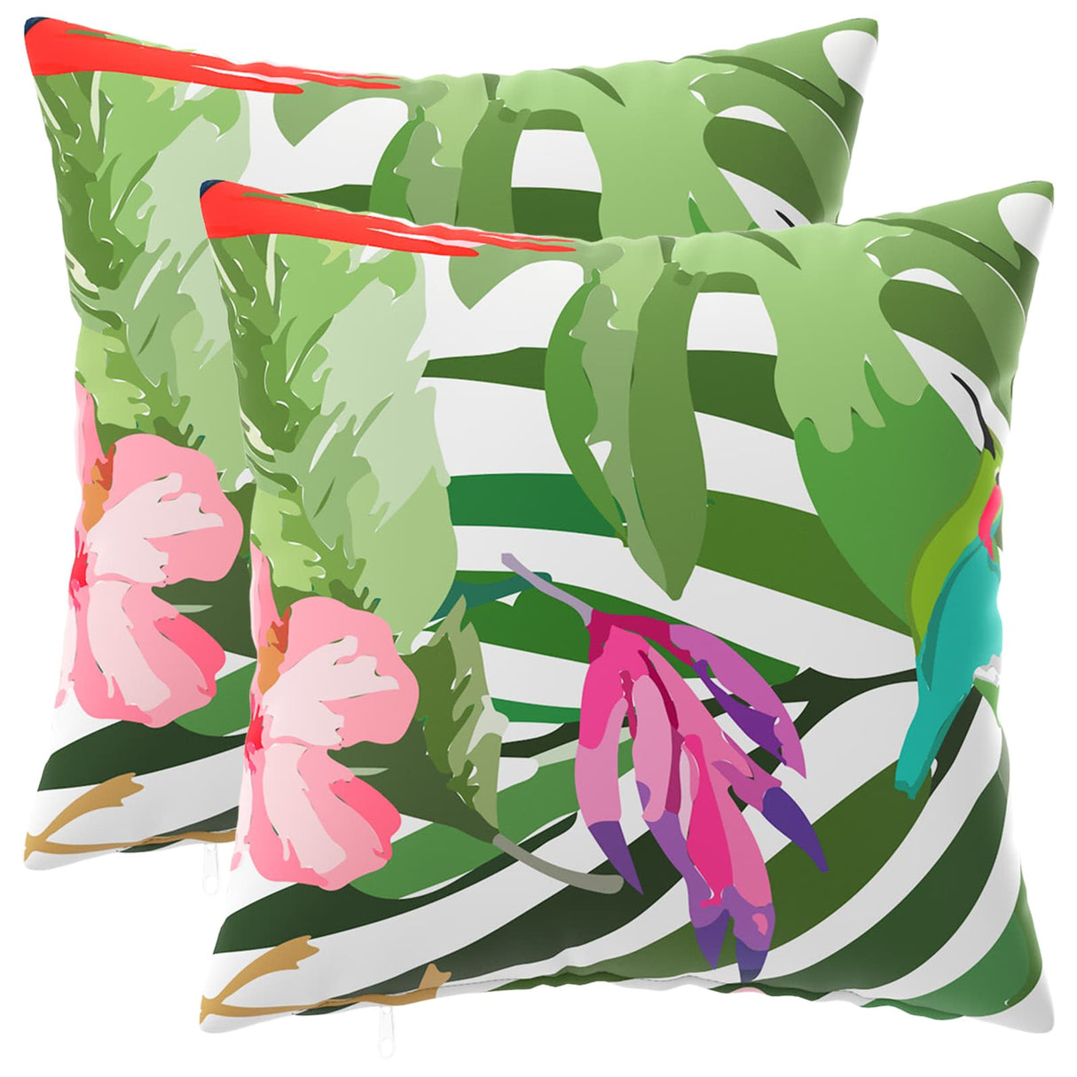 vidaXL Cushion Cover 2 pcs HEERLEN Anthracite 30 x 30 cm Polyester