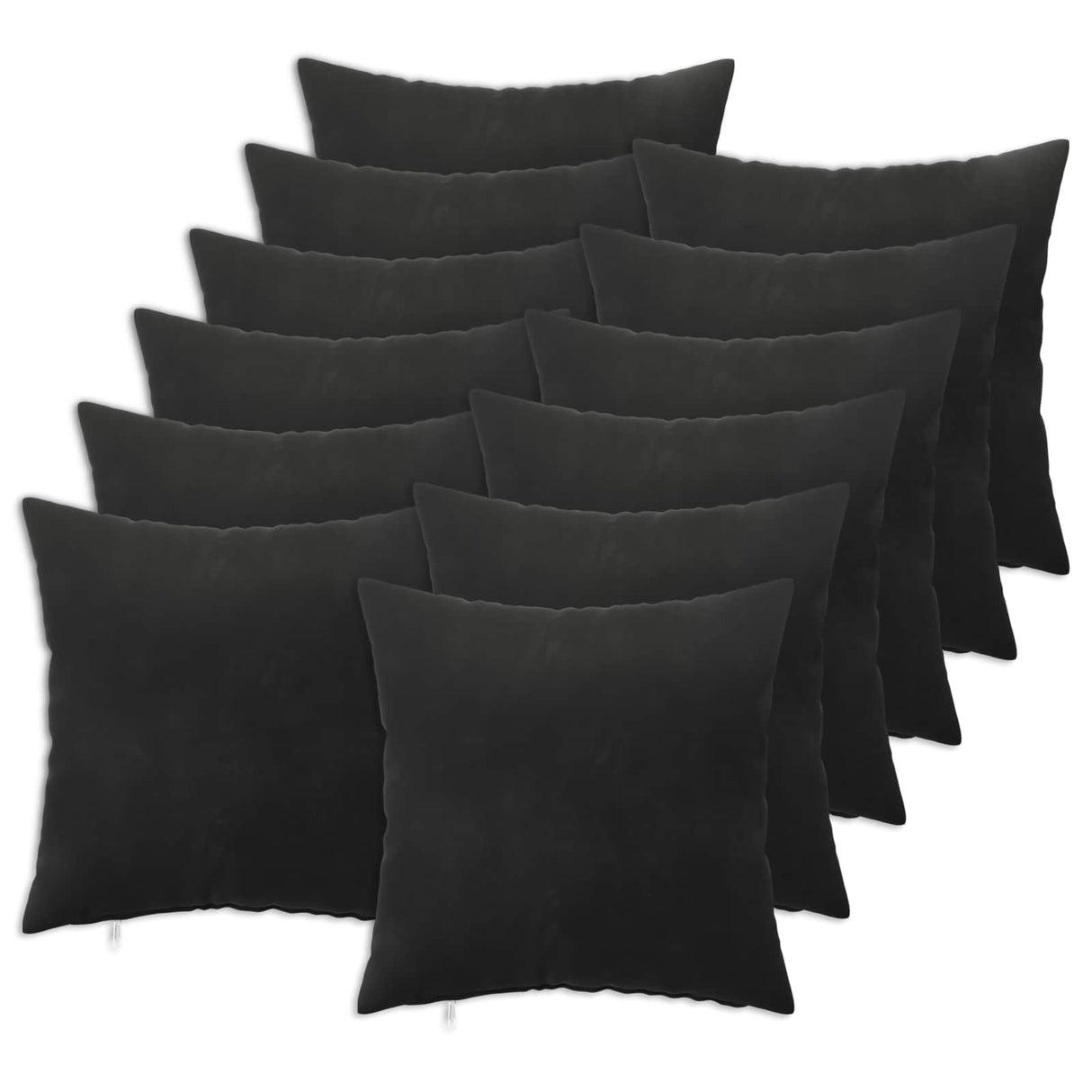 vidaXL Kussensloop 2 pcs HEERLEN Blauw 30 x 30 cm Fluweel