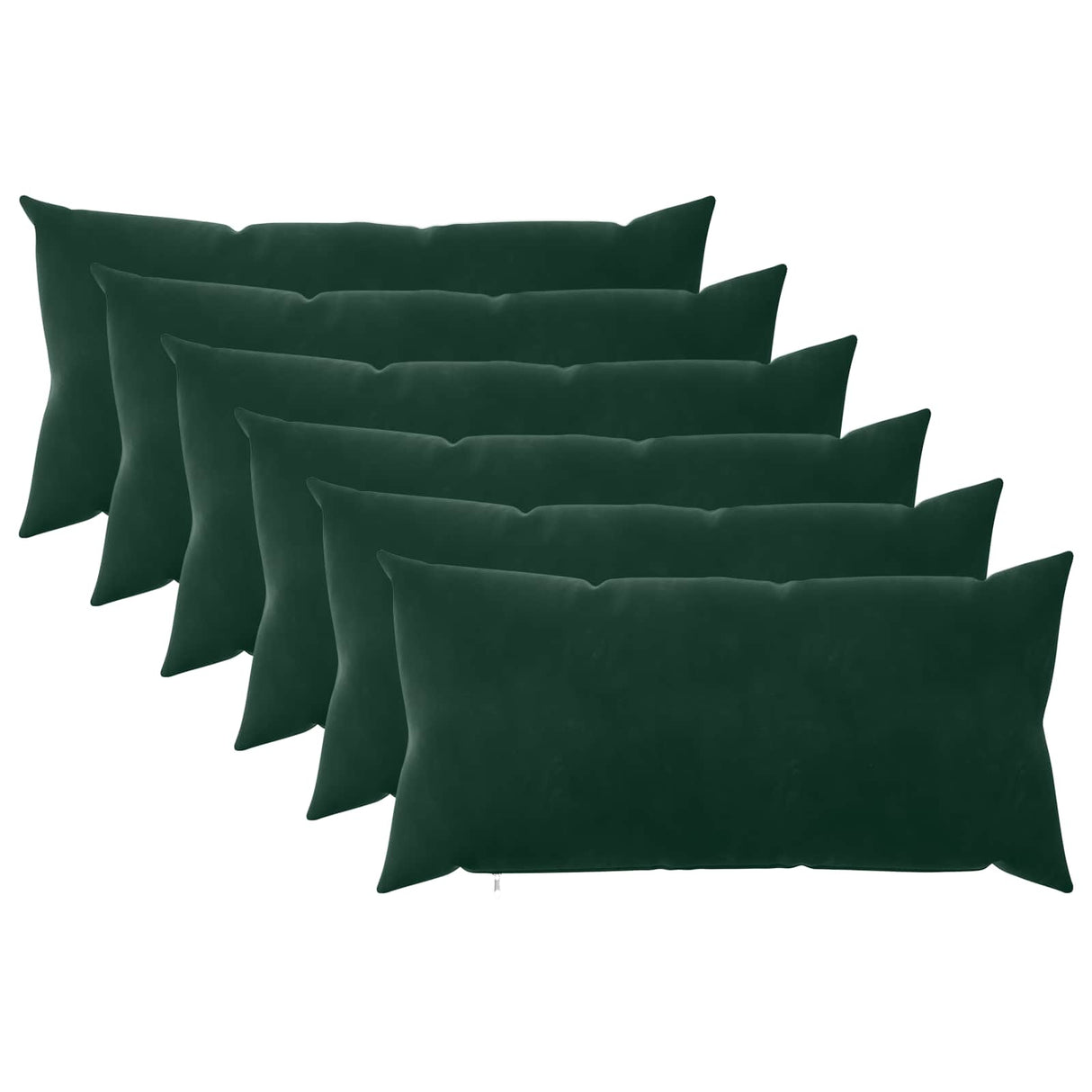 vidaXL Kussensloop 2 pcs HEERLEN Blauw 30 x 30 cm Fluweel