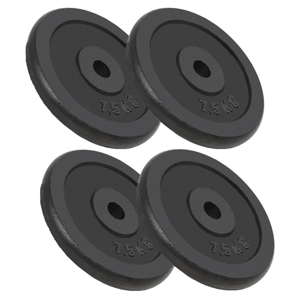 vidaXL Halterschijf 40 kg gietijzer