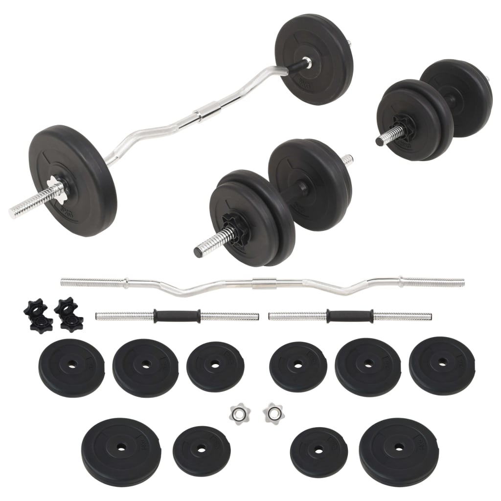 vidaXL Dumbbell Set with Weights 60 kg