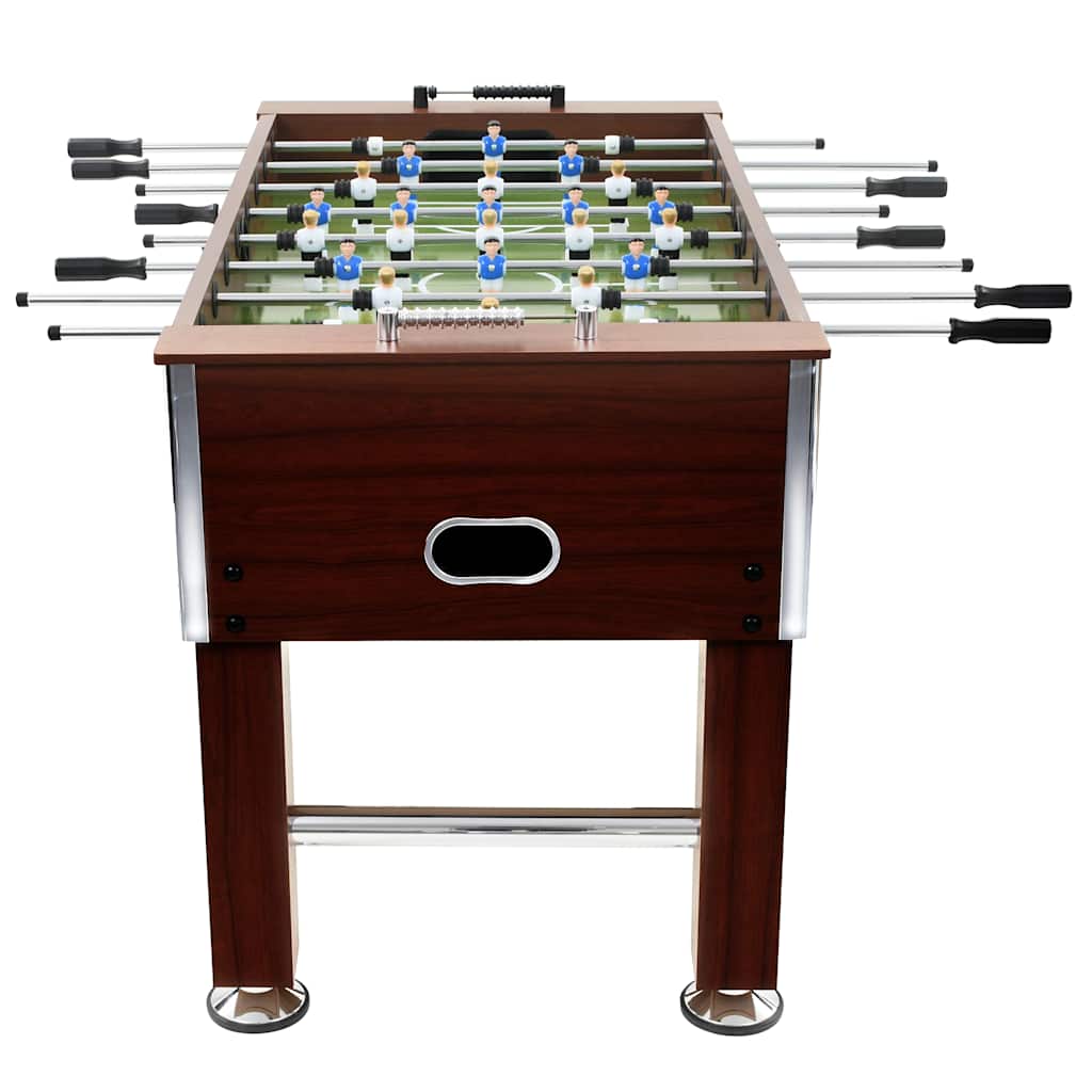 vidaXL Voetbaltafel 60 kg 140x74,5x87,5 cm staal zwart