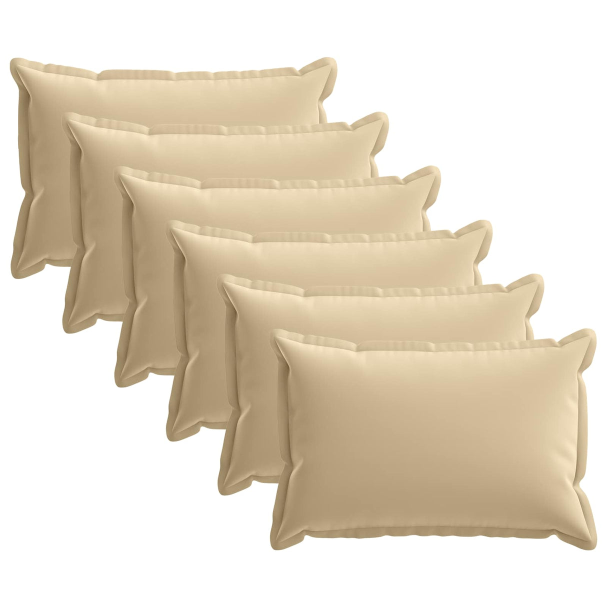 vidaXL Pillowcase 2 pcs WOOD Anthracite 30 x 30 cm Polyester