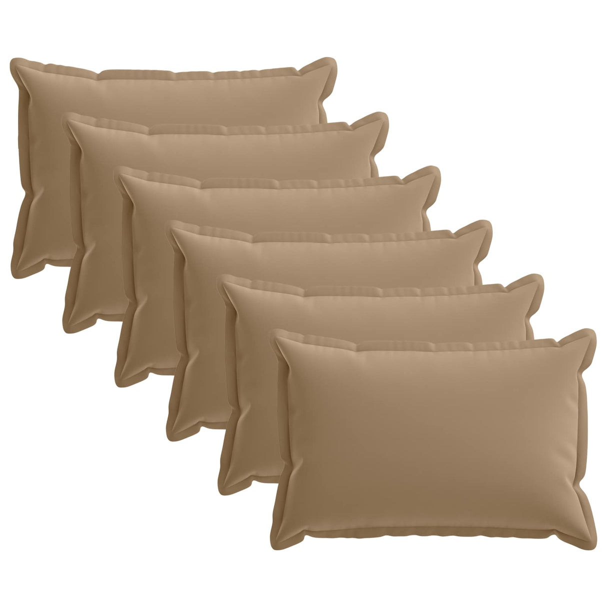 vidaXL Pillowcase 2 pcs WOOD Anthracite 30 x 30 cm Polyester