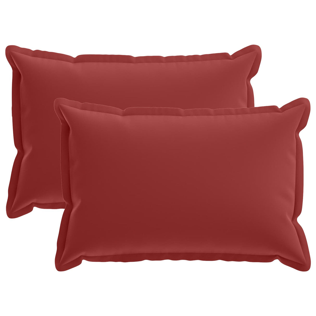 vidaXL Pillowcase 2 pcs WOOD Anthracite 30 x 30 cm Polyester