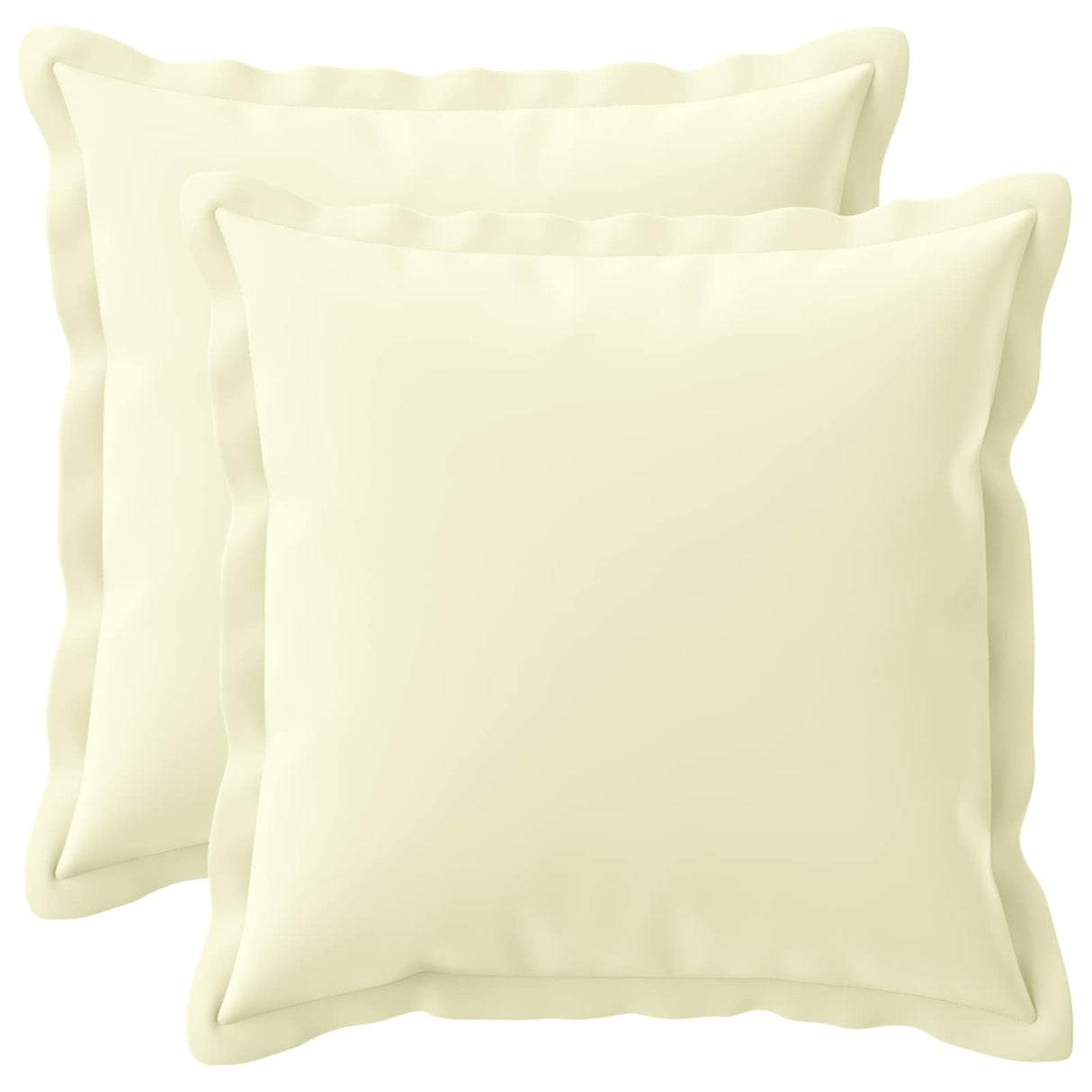 vidaXL Pillowcase 2 pcs WOOD Anthracite 30 x 30 cm Polyester