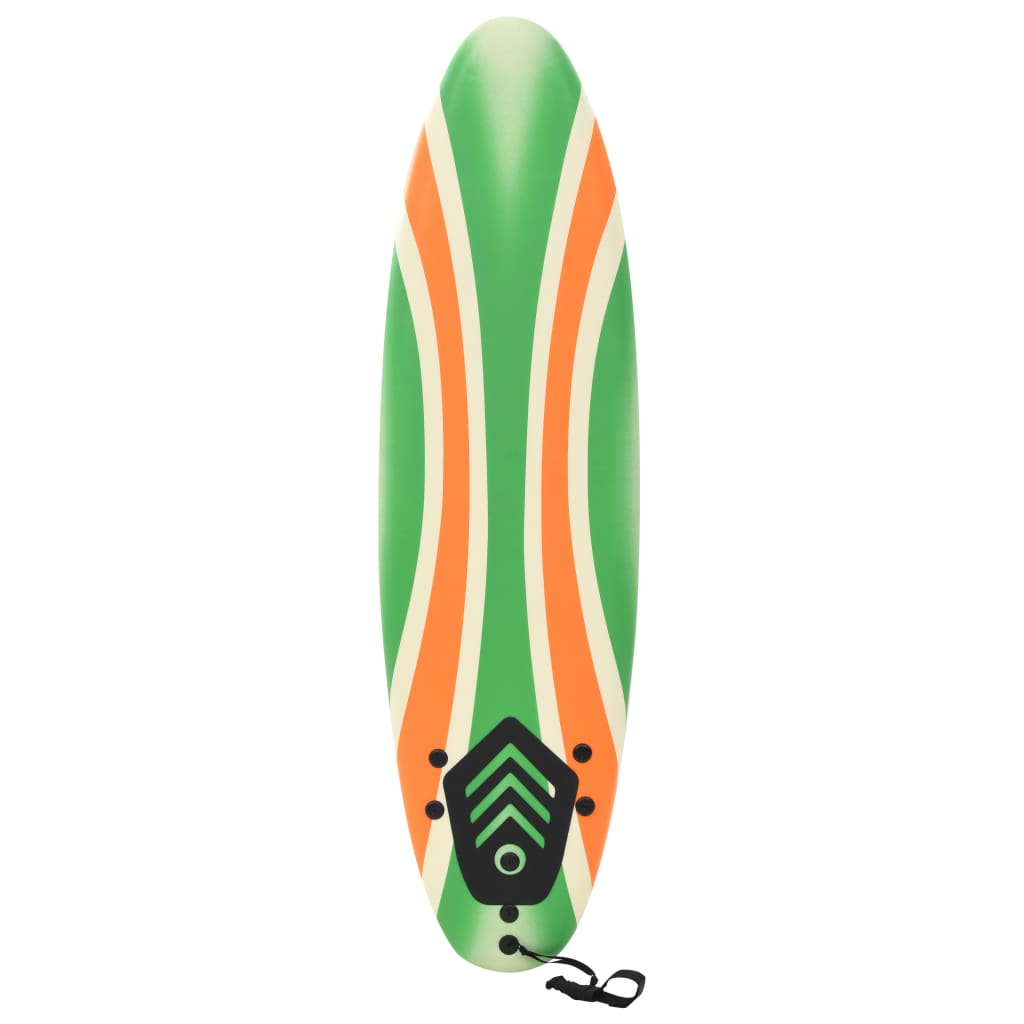 vidaXL Surfplank 170 cm blauw en rood