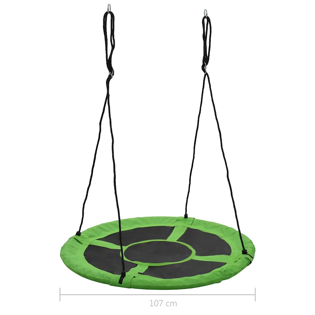 vidaXL Schommel 100 kg 110 cm groen