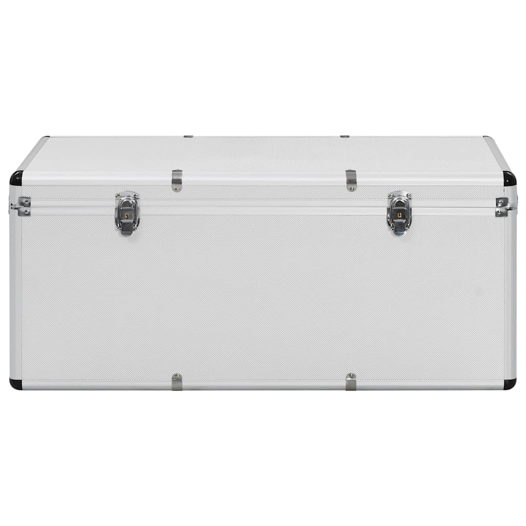 vidaXL Opbergkoffers 3 st aluminium zilverkleurig