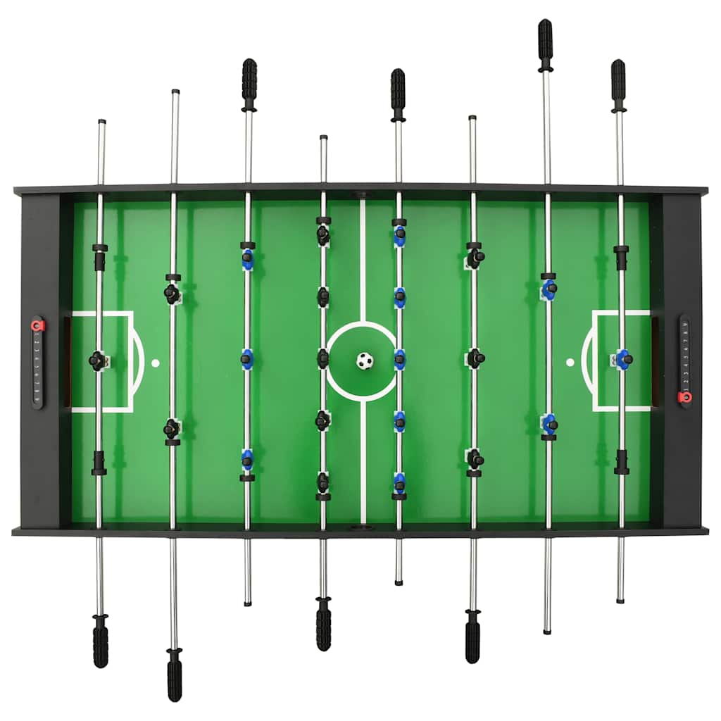 vidaXL Foldable Foosball Table 121x61x80 cm Black